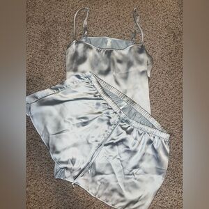 Skims Satin Sleepwear Set - Size Medium